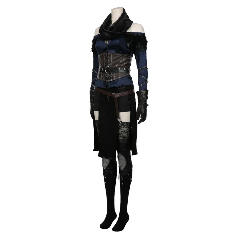 Костюм для косплея Yennefer топ юбка наряды карнавальный костюм на Хэллоуин