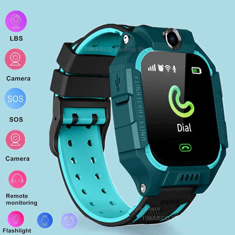 

Kids Smart Watch 2G Sim Card SOS Call Phone Smartwatch For Children Boys Girls Waterproof Camera Location Tracker Watch Gift