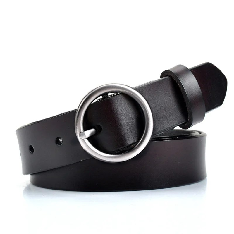 

Belt Women's Leather Simple Versatile Belt Decoration Korean Fashion Personalized Trend Casual Pants Black Belt