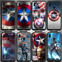 marvel superheroes captain america phone case for huawei y6p y8s y8p y5ii y5 y6 2019 p smart prime pro