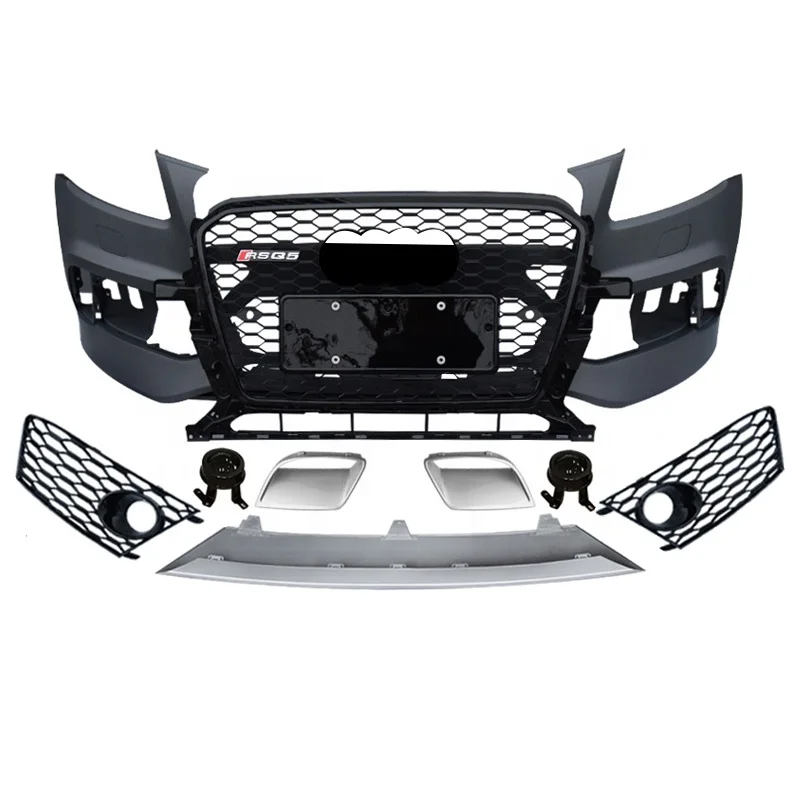 

RSQ5 front bumper with grill for Q5 SQ5 RSQ5 bodykit for Q5 SQ5 Car bumper for Q5 SQ5 2013 2014 2015 2016 2017