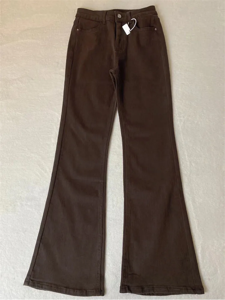 

Женские винтажные мешковатые джинсы 90-х годов, уличная одежда, хип-хоп, американский стиль, широкие брюки-клеш, джинсовые брюки с высокой тал...