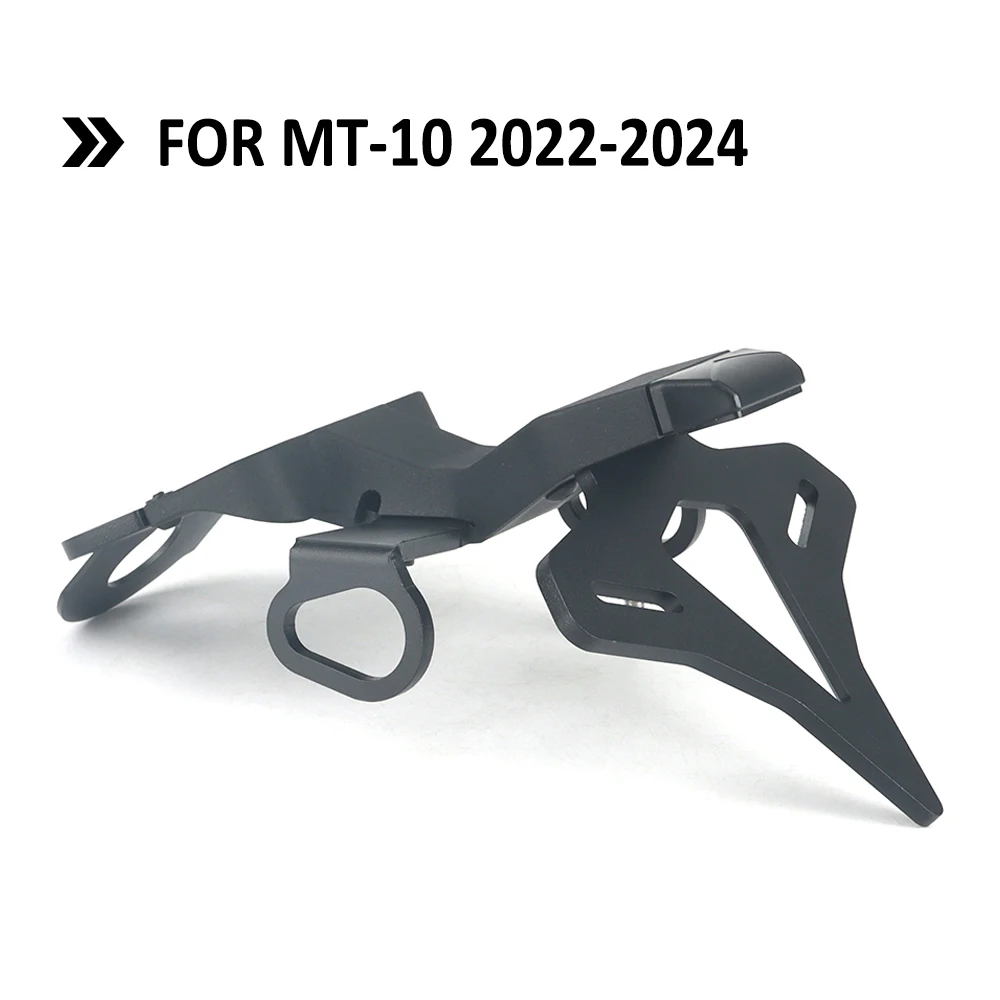 

Для Yamaha MT-10 MT10 MT 10 2022 2023 2024 ​ Задний короткий хвост мотоцикла, держатель номерного знака, комплект кронштейнов рамы задней бабки
