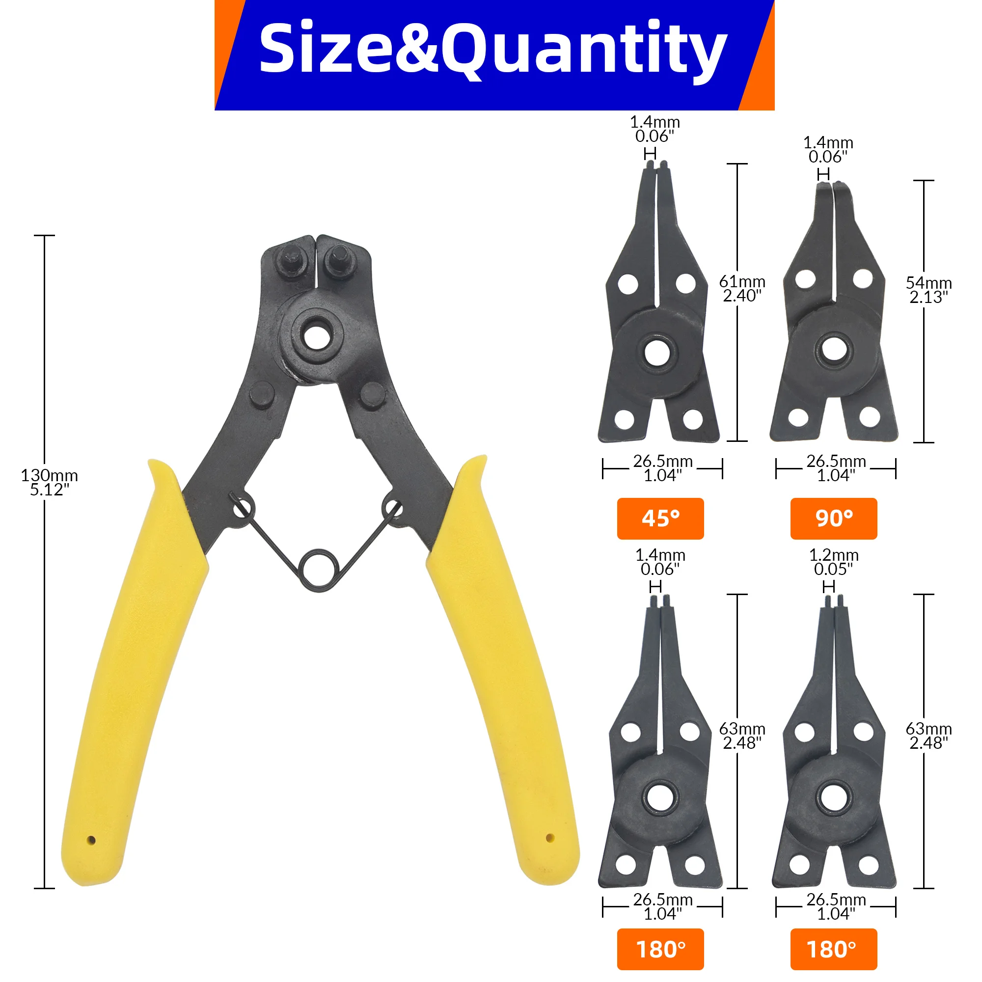 

Комплект стопорных колец AIMUNOK 456 шт.