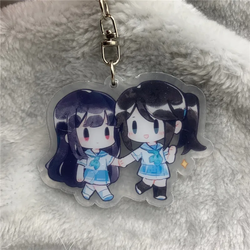 Аниме брелок Лиз и синяя птица Yoroizuka Mizore Kasaki Nozomi акриловый брелок ремешок фигурка подвесные аксессуары 6 см