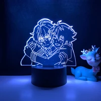 led night light anime seraph of the end for bedroom decor nightlight birthday gift seraph of the end 3d lamp dropshipping