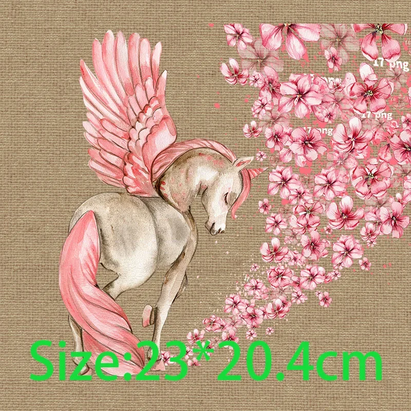 Цифровая печать трансферная пленка Акварельная Танцующая балерина с бабочкой и