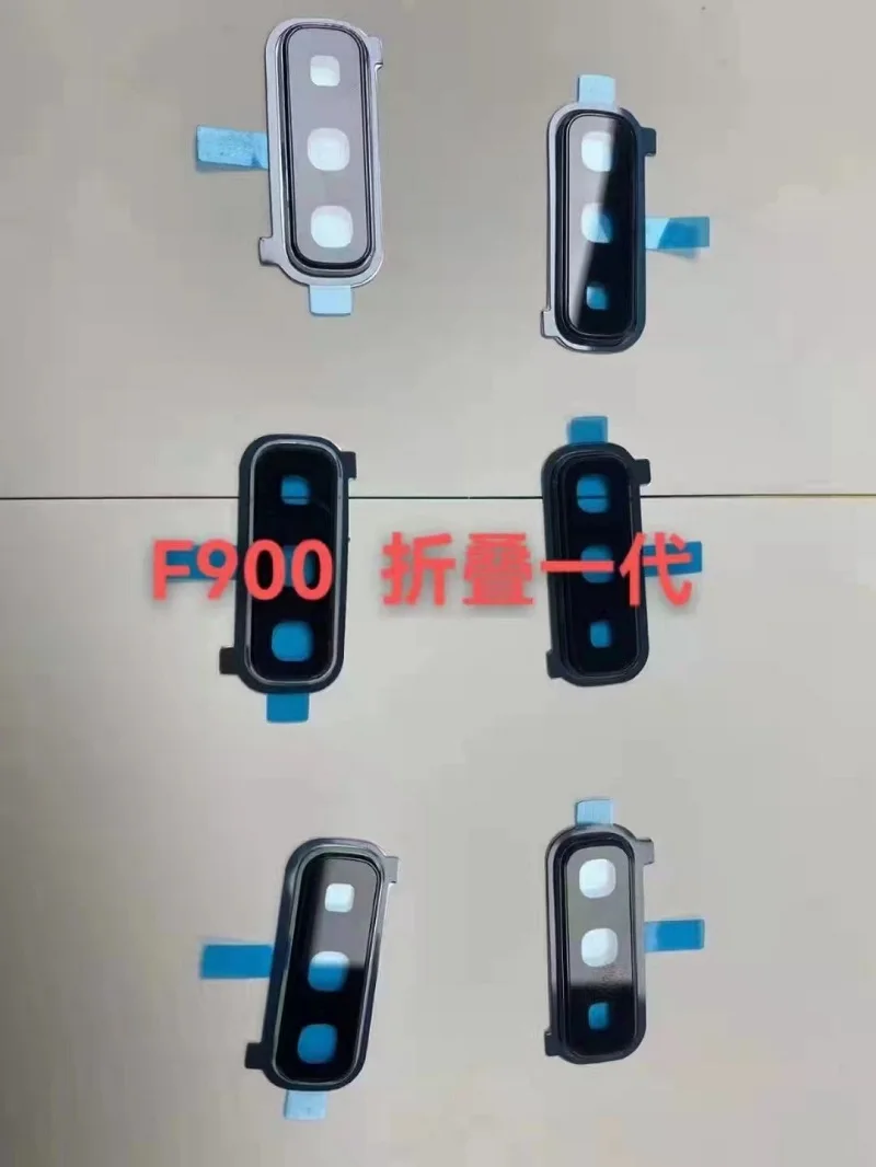 

Fold1 для Samsung Galaxy Fold F900 W2020 объектив камеры с рамкой стеклянный держатель ремонт задняя крышка корпуса Запасные части