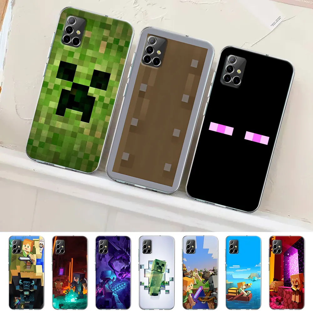 Чехол для телефона из ТПУ для Samsung Galaxy A54 A14 A32 A24 A53 A34 A12 A33 A51 A52 A13 A31 A52s A22 A41 A21s