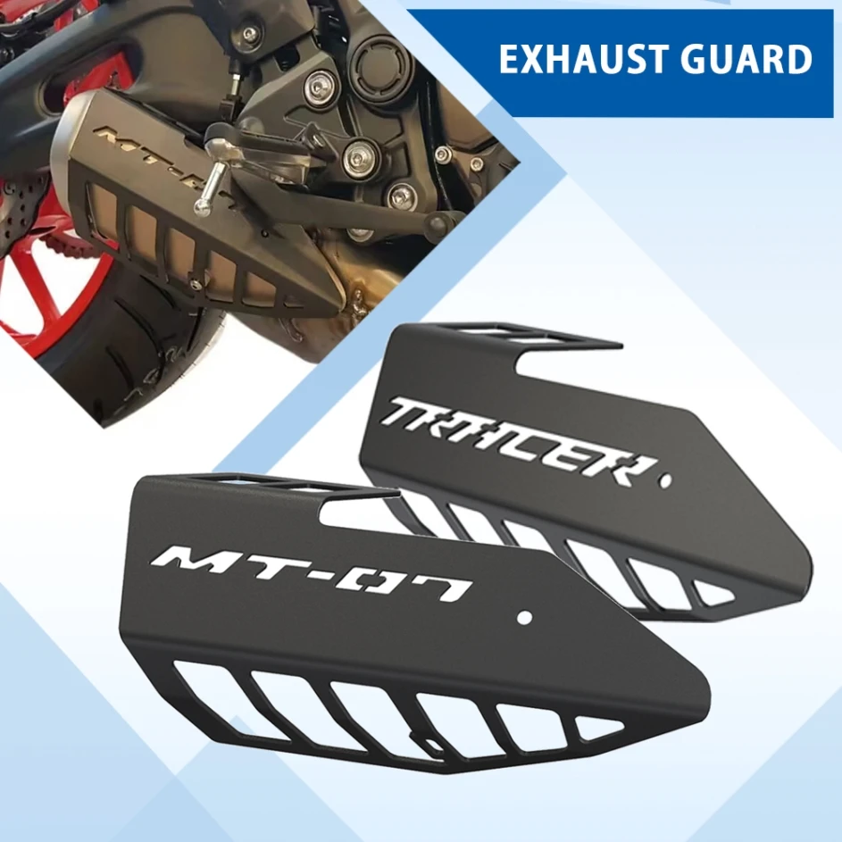 

Exhaust Muffler Mid Pipe Heat Shield Protector Cover For YAMAHA MT-07 TRACER 2016-2018 2019 MT07 MT 07 TRACER 2021 Accessories