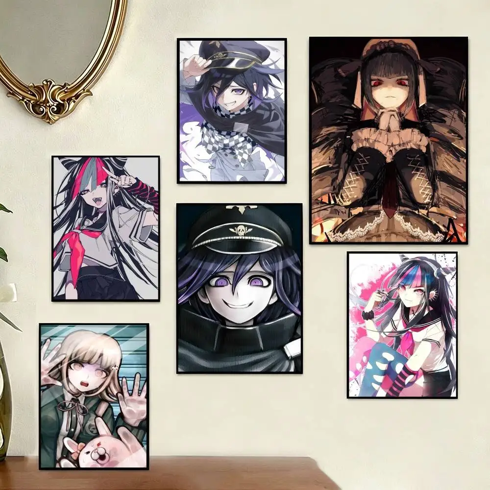 Фото Постер «Аниме Danganronpa»: идеальный космический стикер-наклейка, самоклеящийся, для офиса, домашнего кинотеатра, декора стен, стильный подарок №1