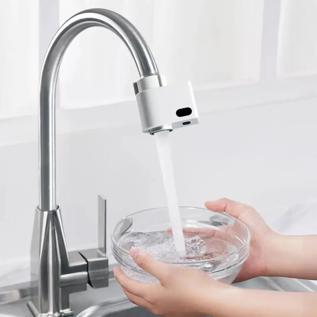 

Tap Water Saving Device Automatic Water Saver Smart Sensor Infrared Water Energy Saving Device For Kitchen Faucet Nozzle Tap