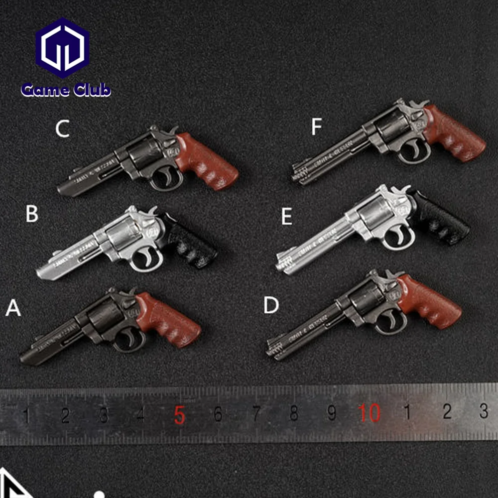 Пистолет револьверный ASTOYS AS041 масштаб 1/6 м и п, модель оружия длинного/короткого стиля, игрушка для 12 