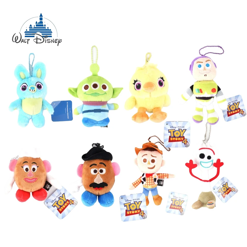 Оригинальные мягкие игрушки Disney Pixar История игрушек плюшевые Вуди форки Банни