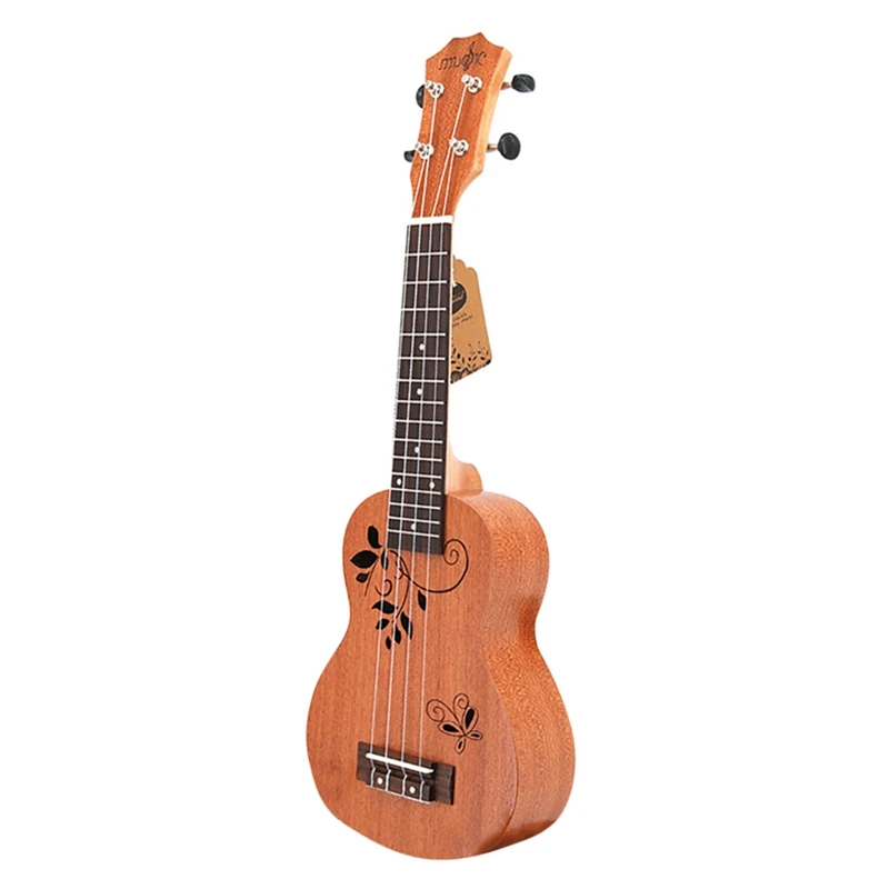

Ukulele 21 Inch Ukeleles Four String Wooden Beginner Ukulele Classical Instrument for Kids Beginners Students