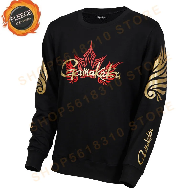

2022 Fishing Sweater DAWA Thickening Winter Fleece Fishing Jersey Breathable Anti-uv Sun Long Sleeve Fishing Sweatshirt