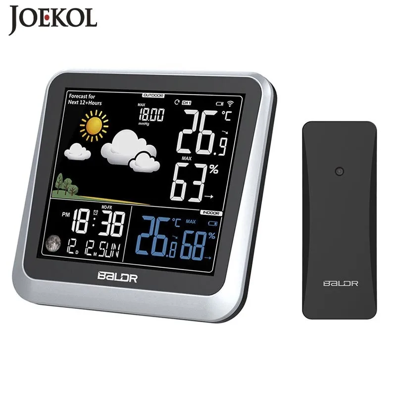 BALDR Wireless Indoor-Outdoor Weather Station, Home Personal