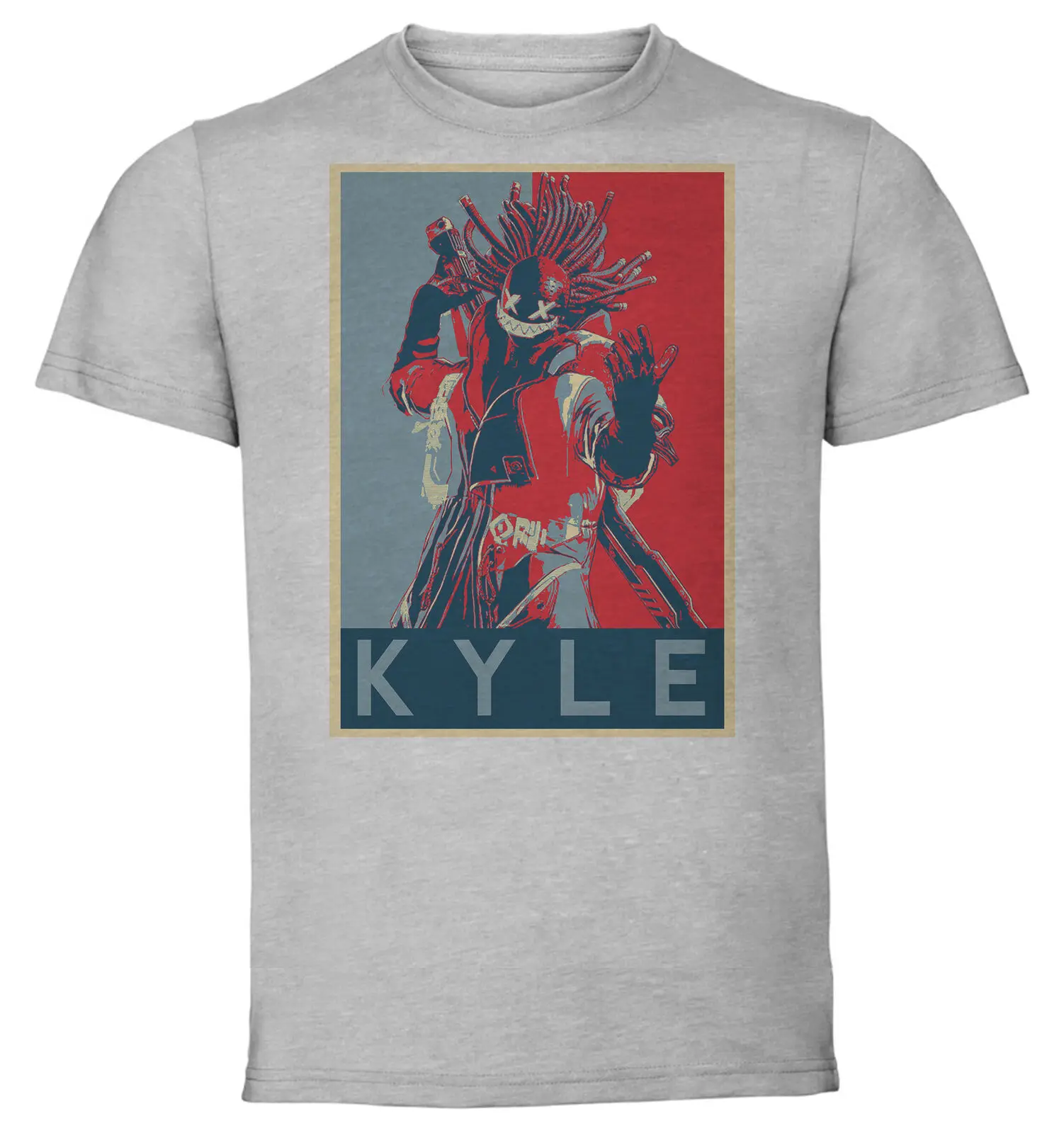 Серая футболка с астральной цепью Кайл мерклов