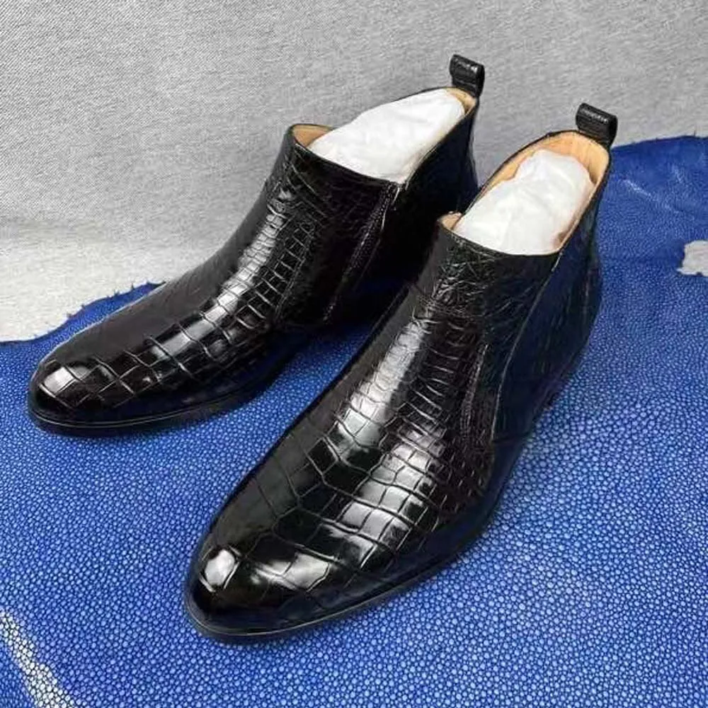 Рисунок 4 - Новые мужские крокодиловые ботинки yingshang