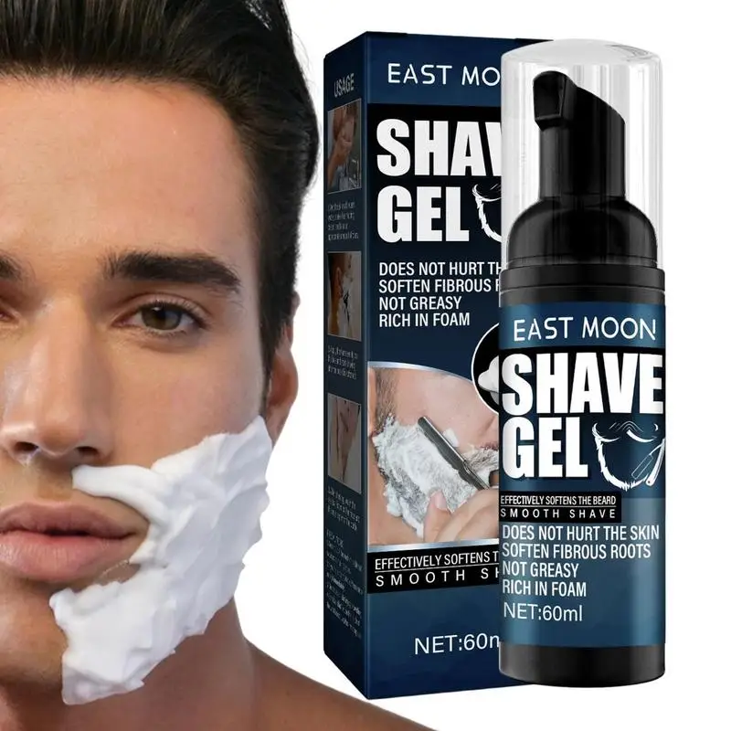 

Shaving Cream Men's Face Moisturizing Firming Shave Soften Beard Against Irritation Protect Skin Shaving Gel