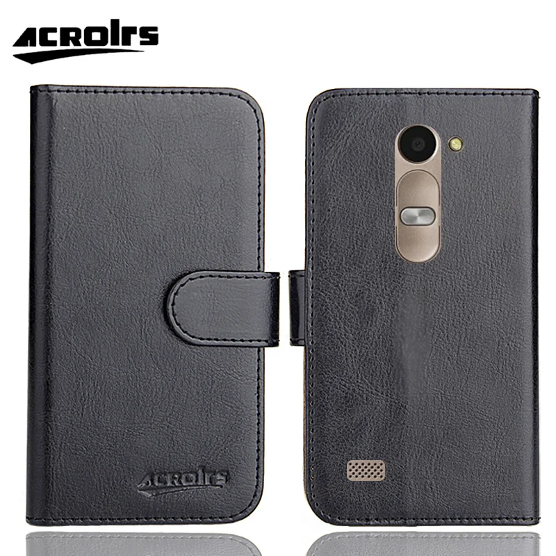 Чехол для LG Leon 4 5 дюйма 6 цветов роскошный боковой флип мягкая кожа защитный чехол