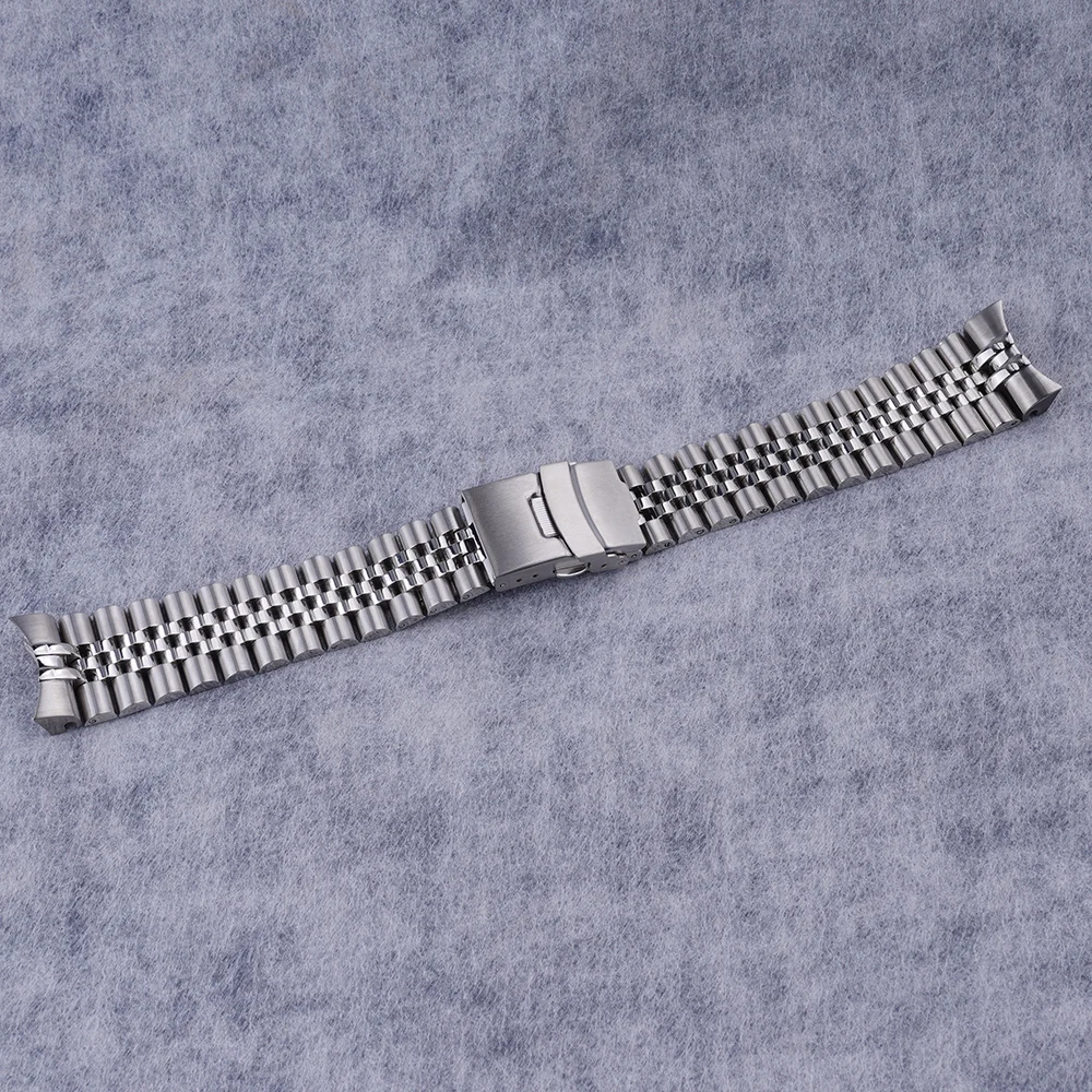 Фото Ремешок для часов 22 мм для Seiko 5 SKX007 SKX009 SSK001 SRPD51 SRPD53 SRPD55 SRPD57, из нержавеющей стали 316, с цельными изогнутыми концами, Oyster Jubilee №3