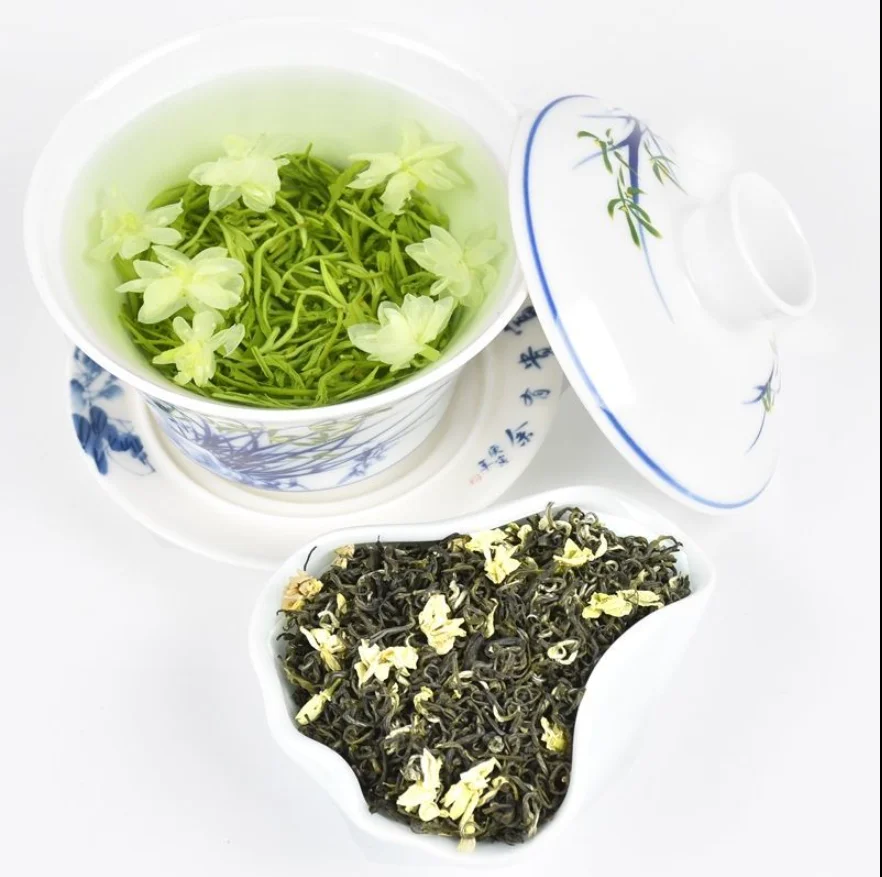 

2022 натуральный органический жасмин для ранней весны, зеленый жасмин для потери веса, забота о здоровье, Китай