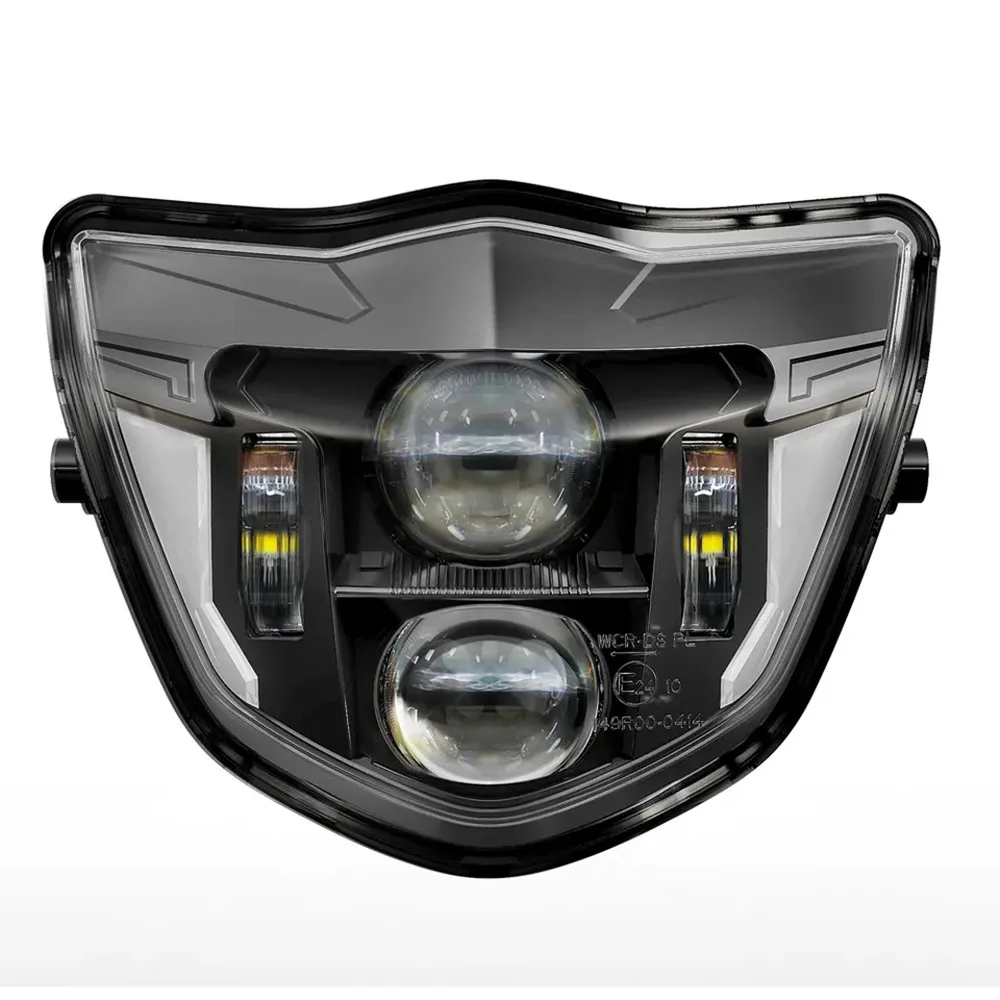 

Motorcycle Headlight Motocross LED Light Dual Sport For Yamaha WRF250/400/426/450 YZ TTR WR XT MX Enduro Dirt Bike Head Light