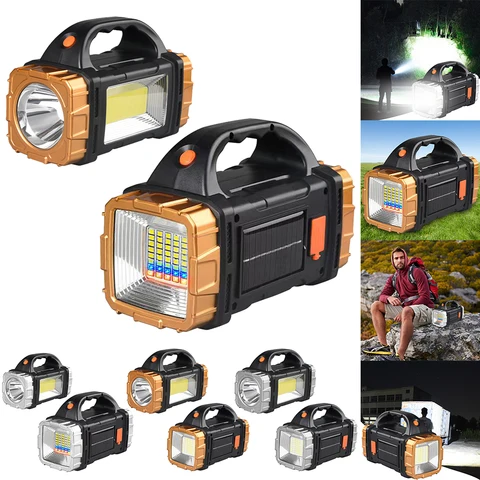 VKTECH Аккумуляторный фонарь 8 режимов