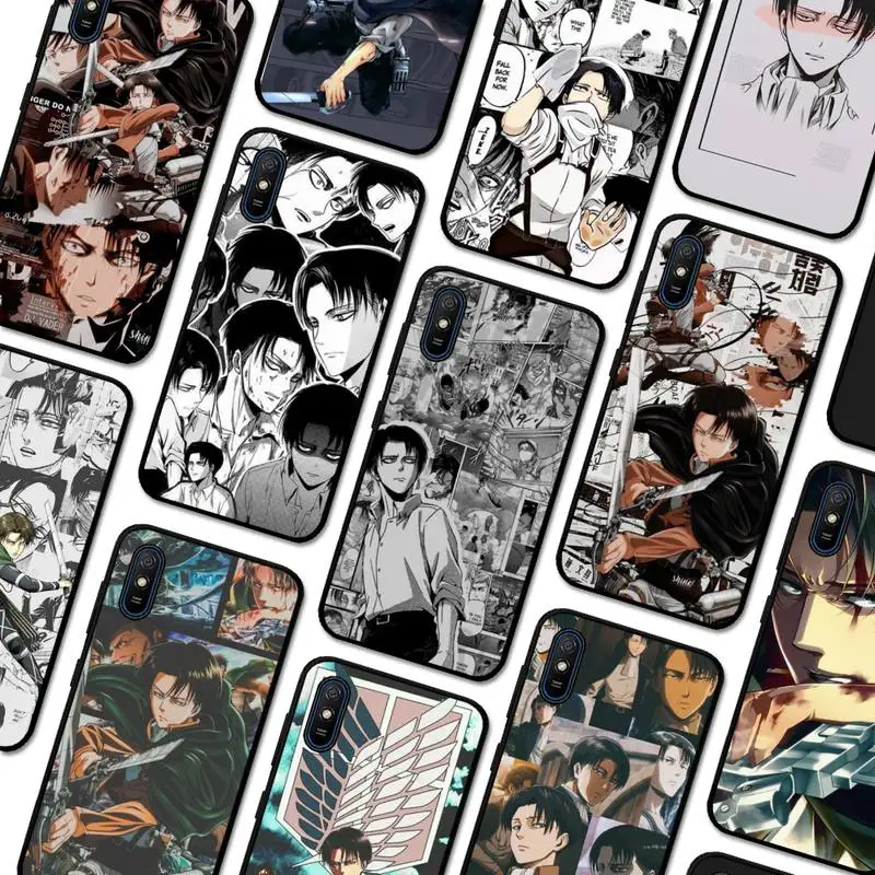 

Yinuoda attack on titan levi Phone Case For Redmi 9A 8A 7A 7A 7 6A 5A 5 Plus 4X S2 GO K20 K30 6 Note 8 9 Pro Cover