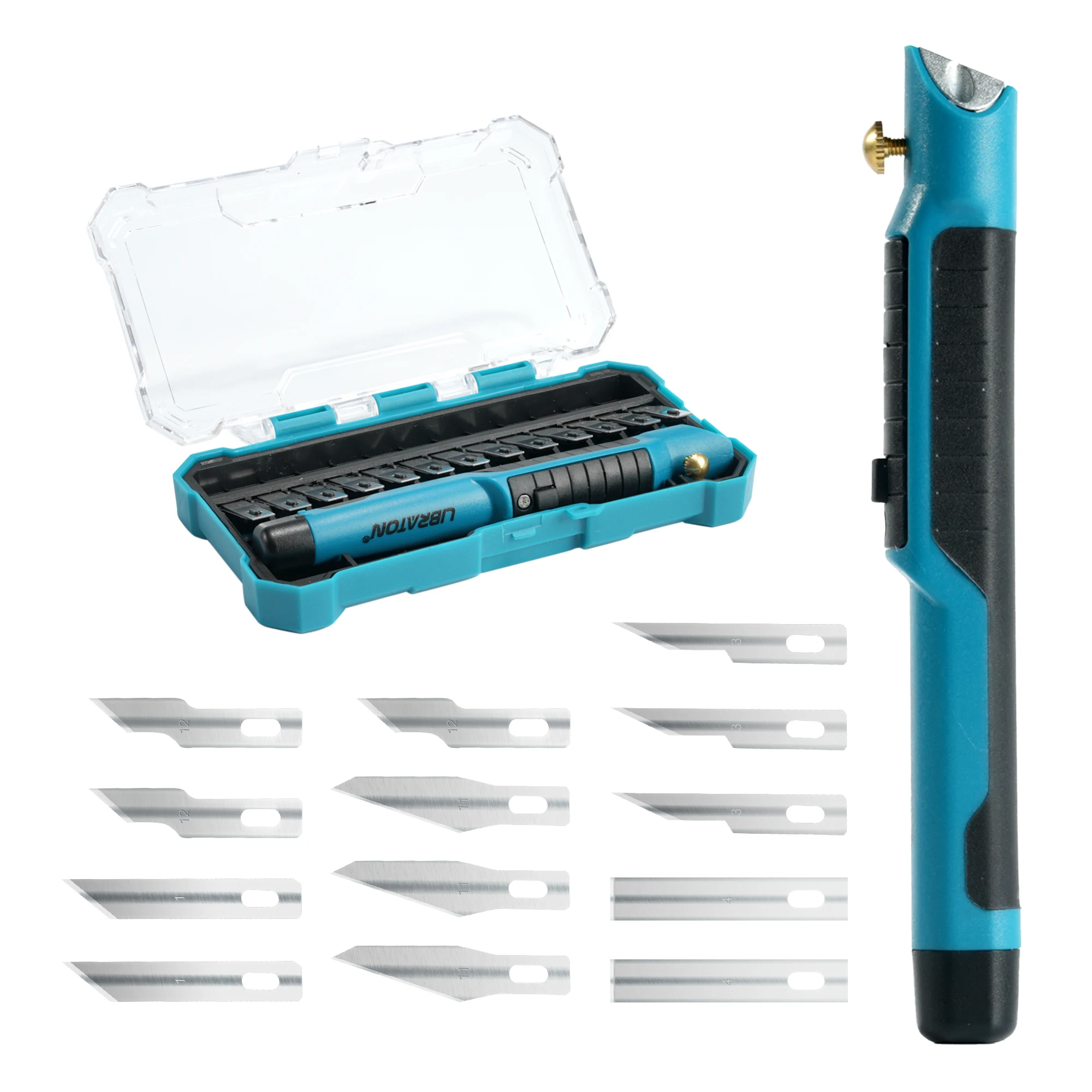 Набор ножей для рукоделия Libraton 14 шт. со светодиодной подсветкой нескользящий нож