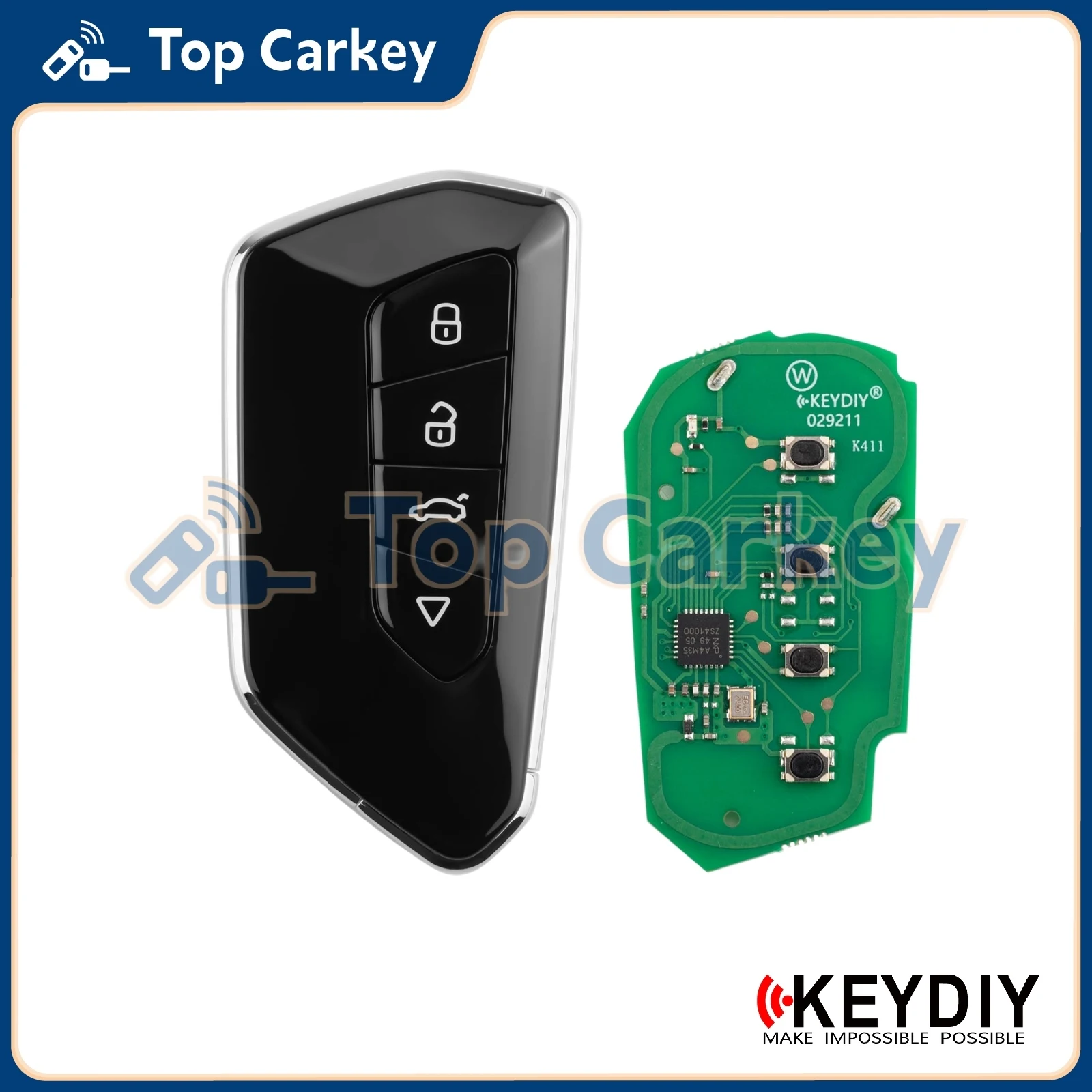

Универсальный смарт-ключ KEYDIY KD ZB25-3 ZB25-4, совместимый с VW MQB Jetta Bora Golf Passat Lavida Magotan