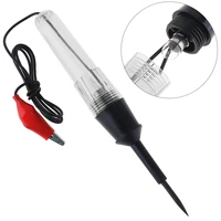 6v 24v long pen type electric pen voltage circuit tester with probe and clamp light bulb automobile maintenance tools for cars