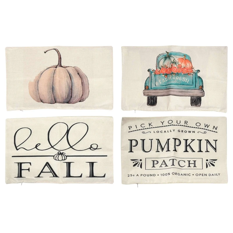 

Наволочки для подушек на поясницу, набор из 4 предметов для украшения дома