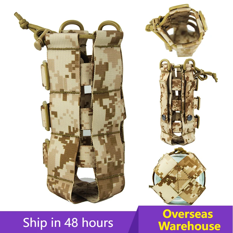 

Outdoors Water Bottle Pouch Tactical Gear Kettle Adjustable kettle bag Climbing Hiking Camping Water Bags Travel Kettle Bag