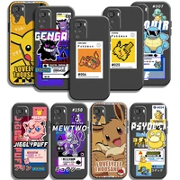 pikachu pokemon phone cases for xiaomi redmi note 10 10s 10 pro poco f3 gt x3 gt m3 pro x3 nfc funda coque soft tpu carcasa