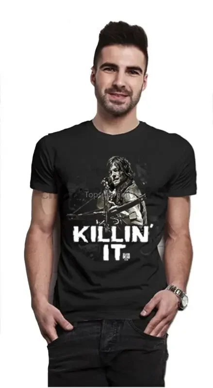 Мужская футболка Killing It Daryl Dixon The Walking Dead официальная мужские футболки унисекс с