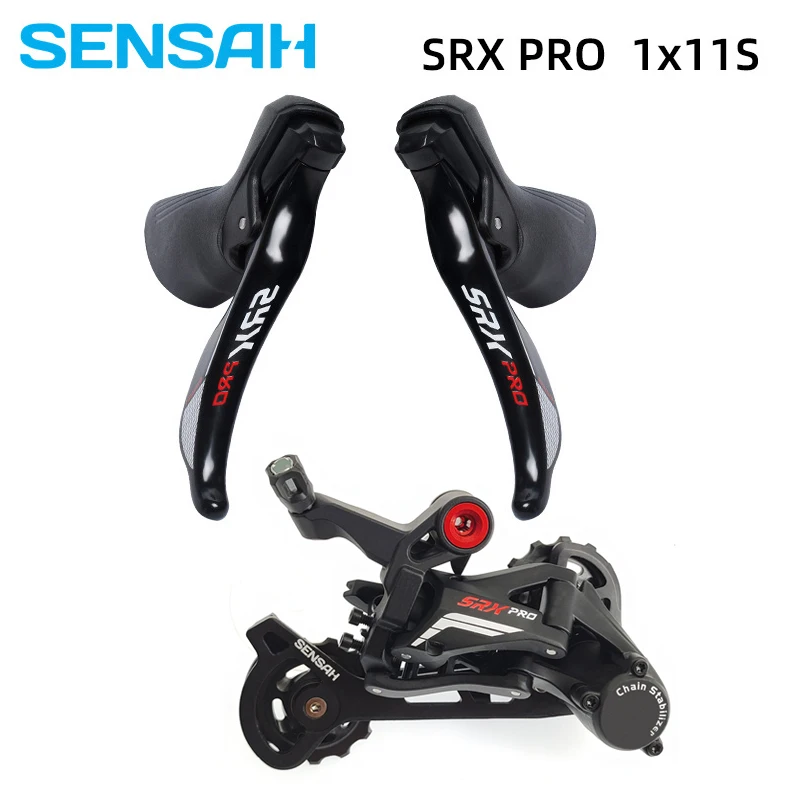 SENSAH SRX PRO 1x11 скоростных шоссейных велосипедов переключатели Groupset - Цена: 9109