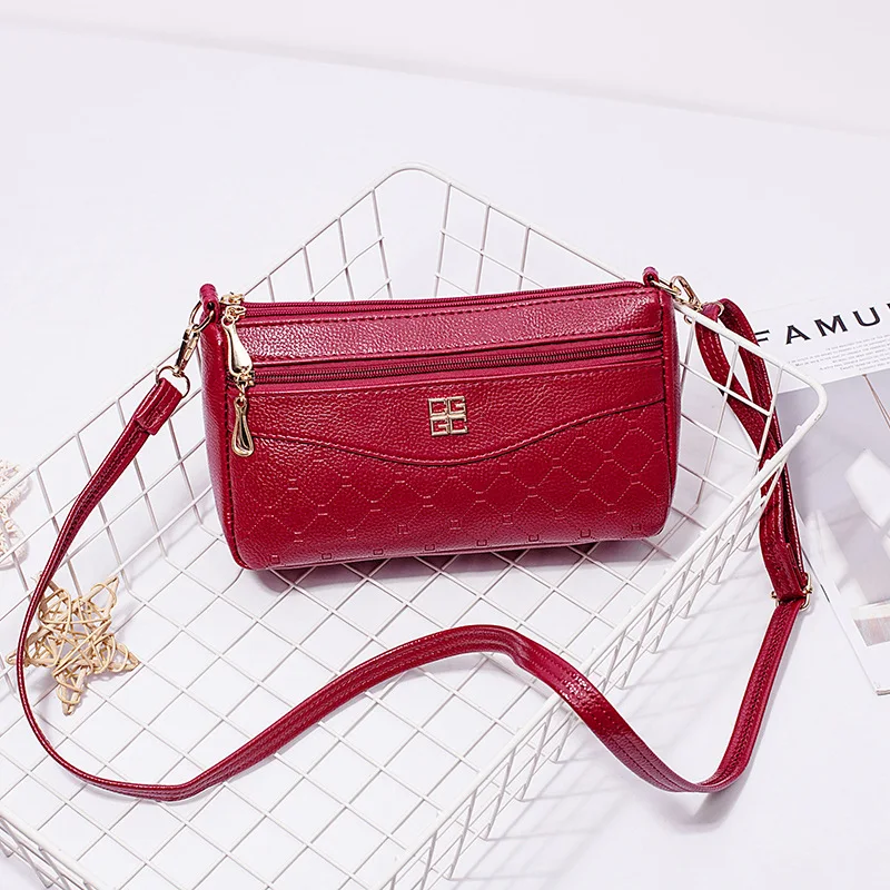

Women Multifunction Pu Leather Single Shoulder Wallet Ladies Casual Luxury Designer Crossbody Purse Female Fashion Messenger Bag