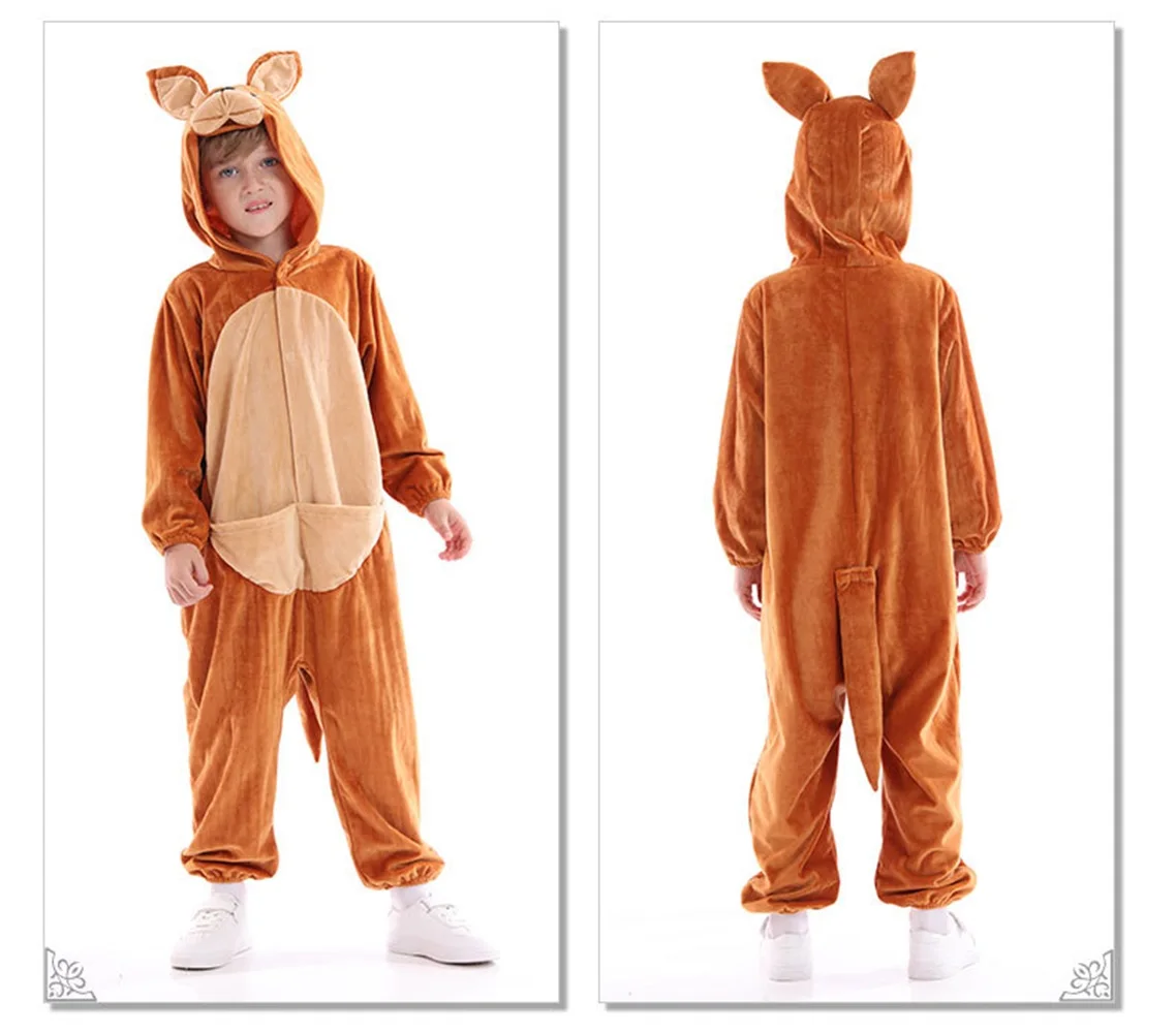 Забавный комбинезон для косплея с животными-кенгуру костюмы животными костюм на