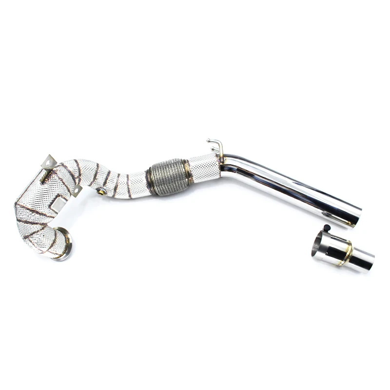 Фото Высокопроизводительная выхлопная система LXBY-Exhaust Downpipe 2014-2020 из нержавеющей стали для VW GOLF GTI MK7 2.0T №1
