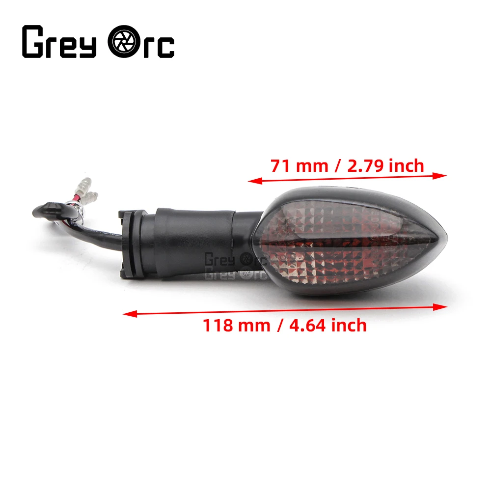 Фото Передний и задний прозрачный указатель поворота для Yamaha Yzf R1 R6 R3 R15 R125 Fz1 Fz6 Xj6, лампа, аксессуары для мотоциклов №5