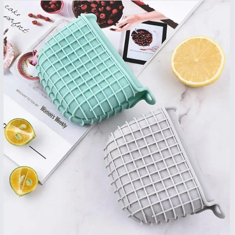 

Multi-purpose Thermal Insulation Hand Clip Hanging Storage Portable Baking Oven Gloves Silicone Kitchen Glove Thickened 70g