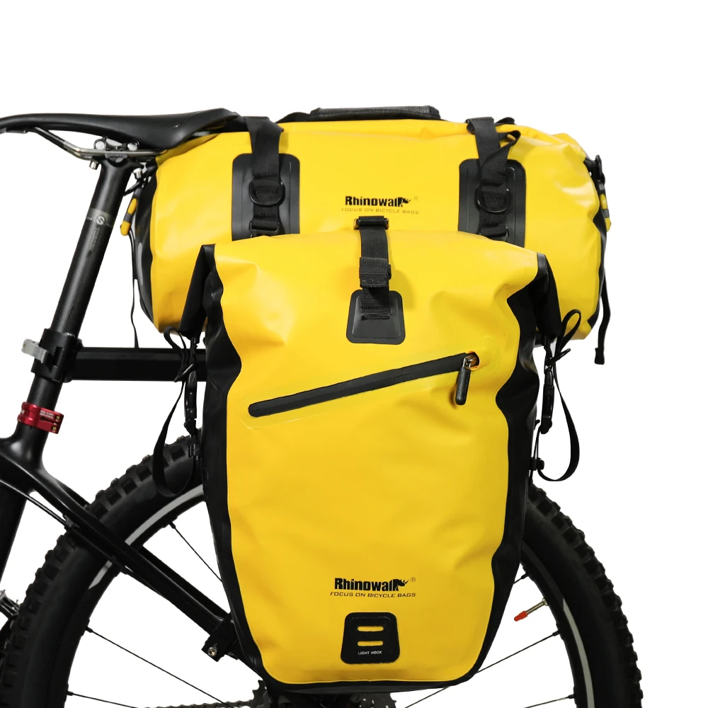 

Rhinowalk Bike Bag Waterproof Bike Pannier Bag 20L-27L for Bicycle Rack Saddle Bag Shoulder Laptop Rack Bag Cycling Accessories