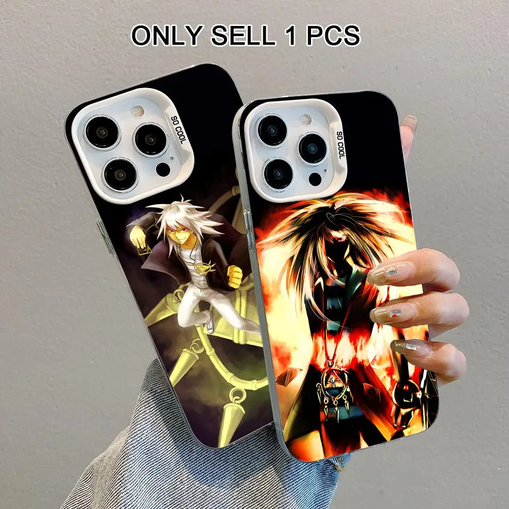 Фото Чехол для телефона Yugioh Yami Bakura для iPhone 17 16 15 14 13 12 11 X XR XS Air Pro Max Plus, белый, цветной, серебристый №2