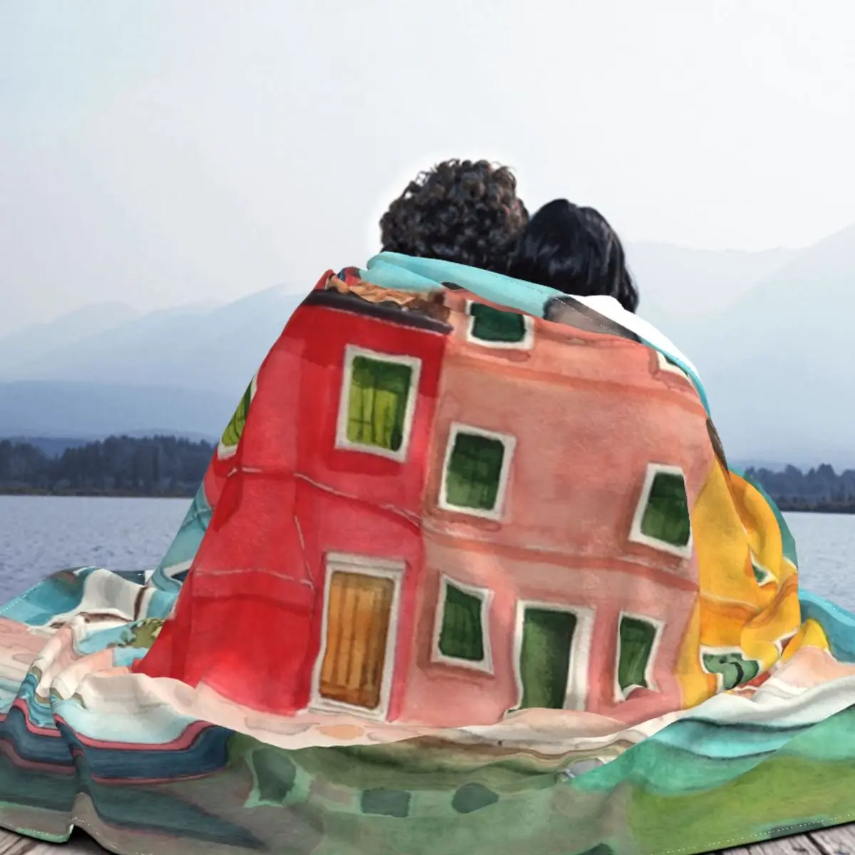 Бархатное одеяло с рисунком борно и Венеция мягкое теплое Фланелевое покрывало