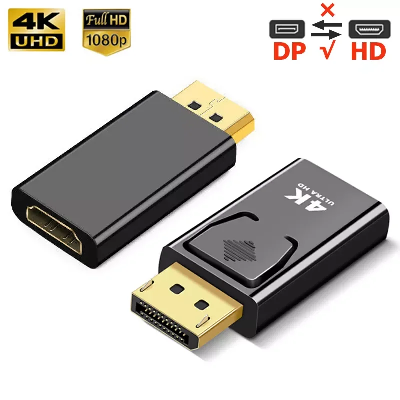 

New Fashion 3.0 Male-To-Female High-Speed Transmission Data Cable DisplayPort to HDMI-compatible Adapter Converter Display Port