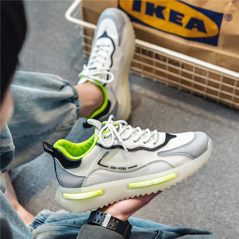 New Golf Shoes Mesh Breathable Comfortable Golf Sneakers Outdoor Exercise Running Shoes Men's Grass Non-Slip Golf Sneakers