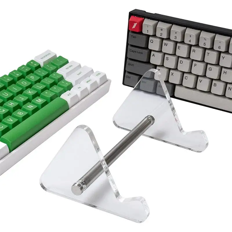 

Подставка для клавиатуры, стабильный акриловый прозрачный однослойный держатель для хранения механической клавиатуры, игрового ПК