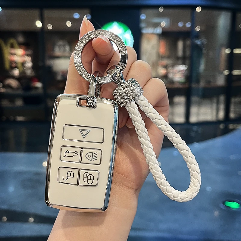

Чехол для автомобильного ключа из ТПУ для Land Rover Range Rover Evoque Freelander2 Sport Velar Discovery 5 для Jaguar XEL XF XE E-Pace F-Pace